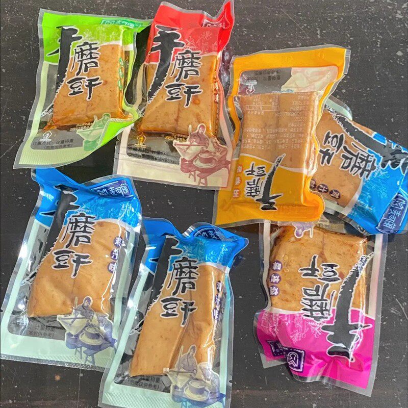 重庆特产手磨豆干不辣手撕独立小包装麻辣豆腐干泡椒五香休闲零食