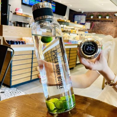YF超大容量玻璃泡茶杯男士茶水分离2000ml水杯女夏便携1000ml杯子
