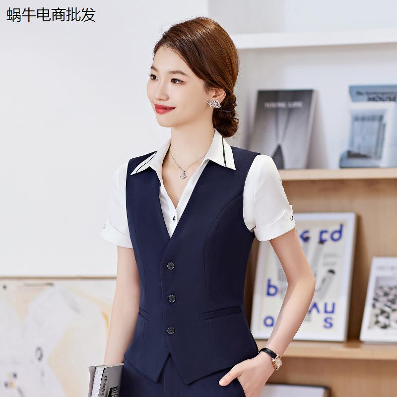 新款职业装马甲套装女无