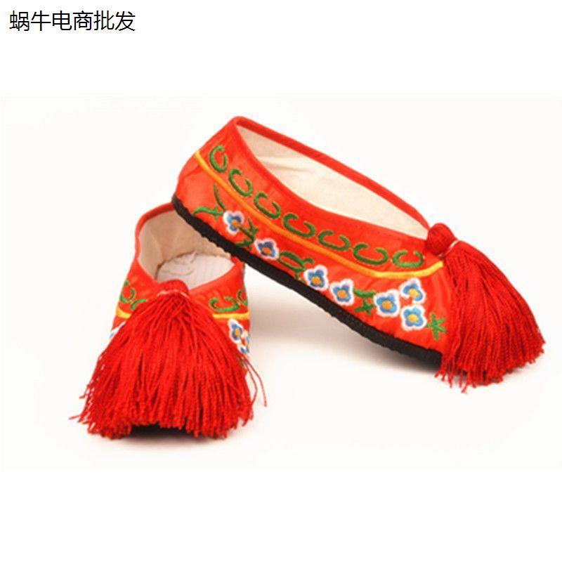 戏剧戏曲旦角彩鞋俏花旦