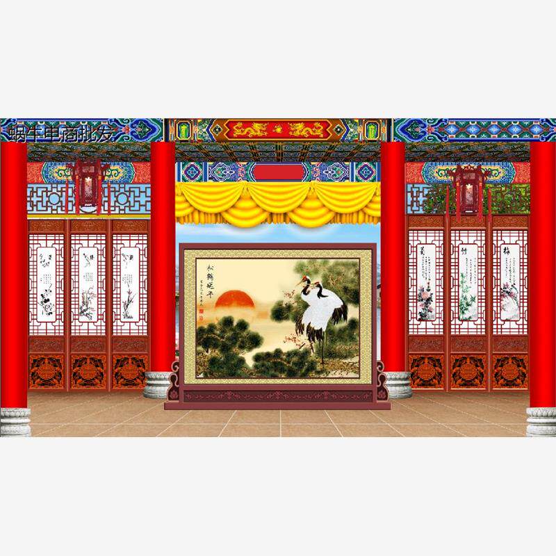 戏剧布景唱舞台曲背景幕