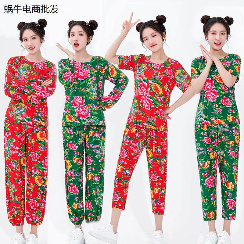 2023绵绸时尚东北布衣服