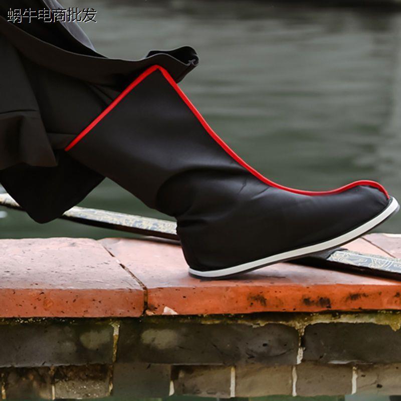 古装汉服布靴子男女古代