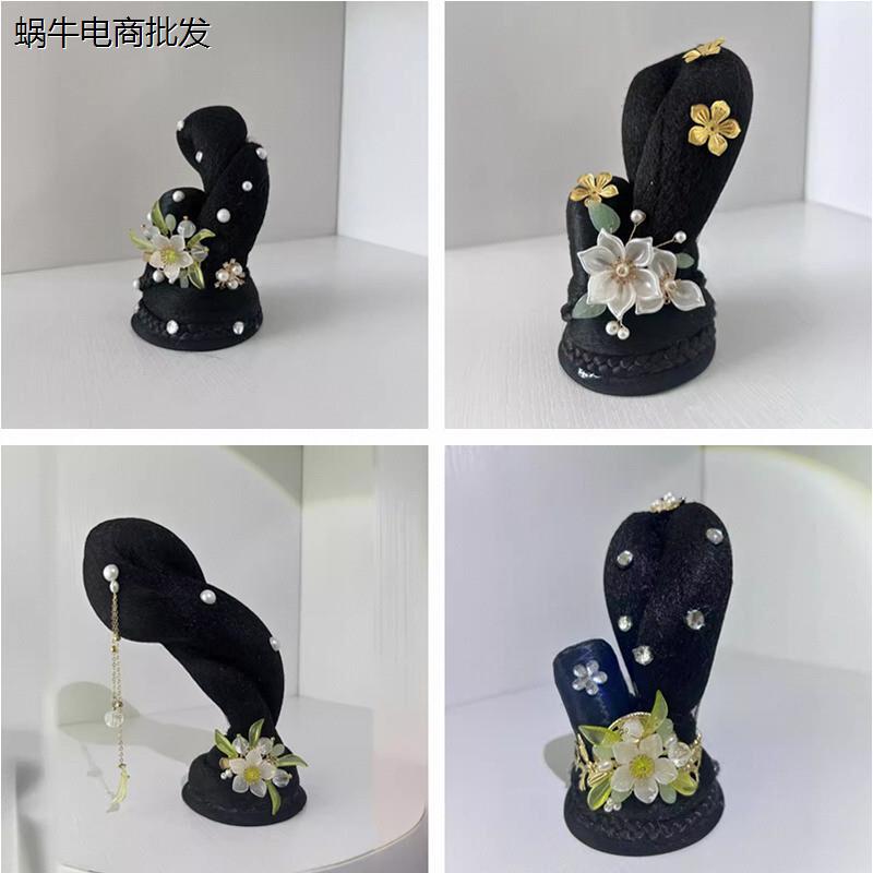 儿童古典舞演出假发头饰