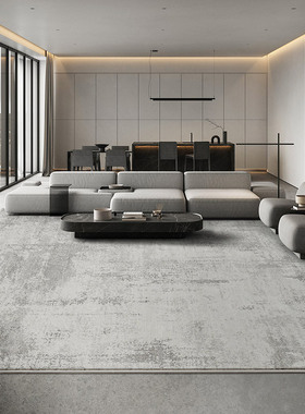 优选地毯客厅轻奢高级家用茶几毯卧室灰色现代简约短毛耐脏经典百