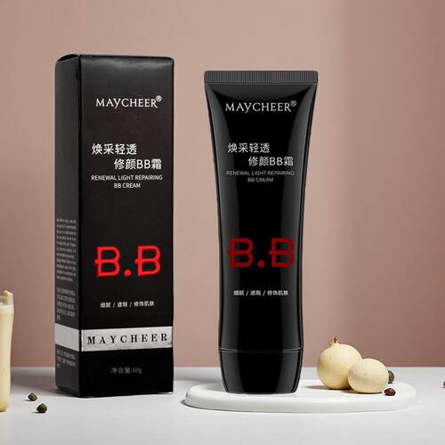 正品美茜儿bb霜遮瑕保湿持久定妆不脱妆防水防汗粉底液隔离CC霜干