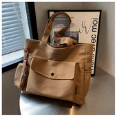 跨境外贸帆布包包女包托特包日常bags大容量单肩包轻便出行旅行