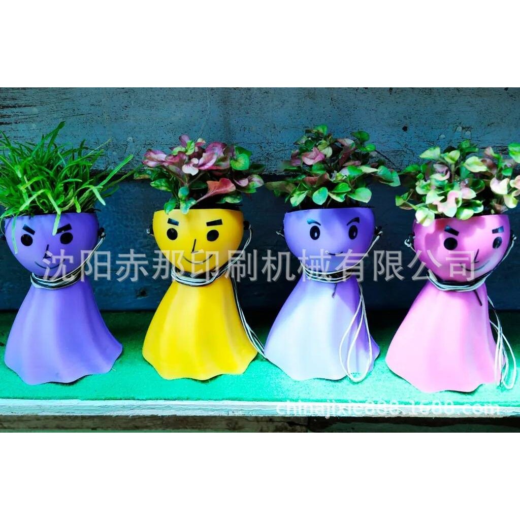 紫砂花盆丝印机 梅花盆丝网印刷机 兰花盆移印机机械设备生产厂家
