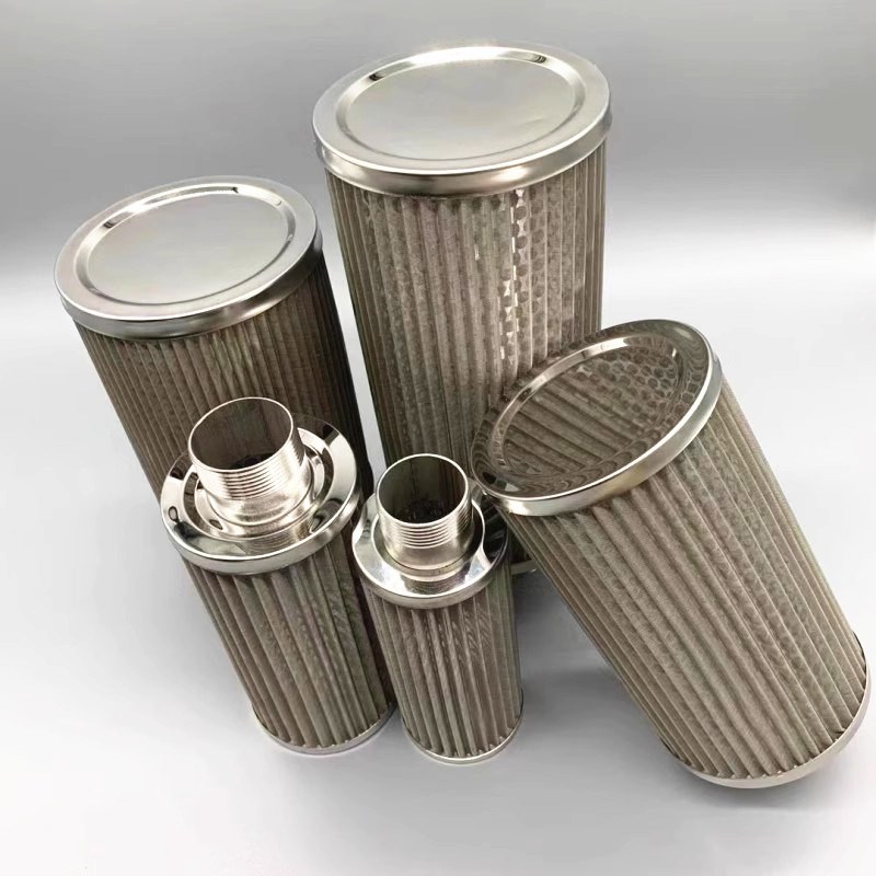 真空泵漩涡风机304不锈钢MF10/z12/16/25/32空气滤芯进气过滤器