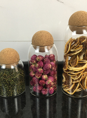 样板房厨房摆件收纳n罐储物罐玻璃罐样板间仿真水果意面软装饰搭