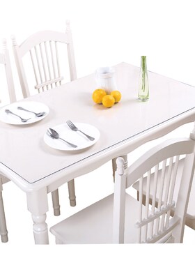 无味透明水晶板软玻璃桌布防水防油免洗防烫pPvc塑料餐桌茶几垫子