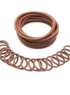 氟胶圈密封圈O型圈线径5qmm外径15--210耐高温 耐腐蚀耐油 橡胶圈