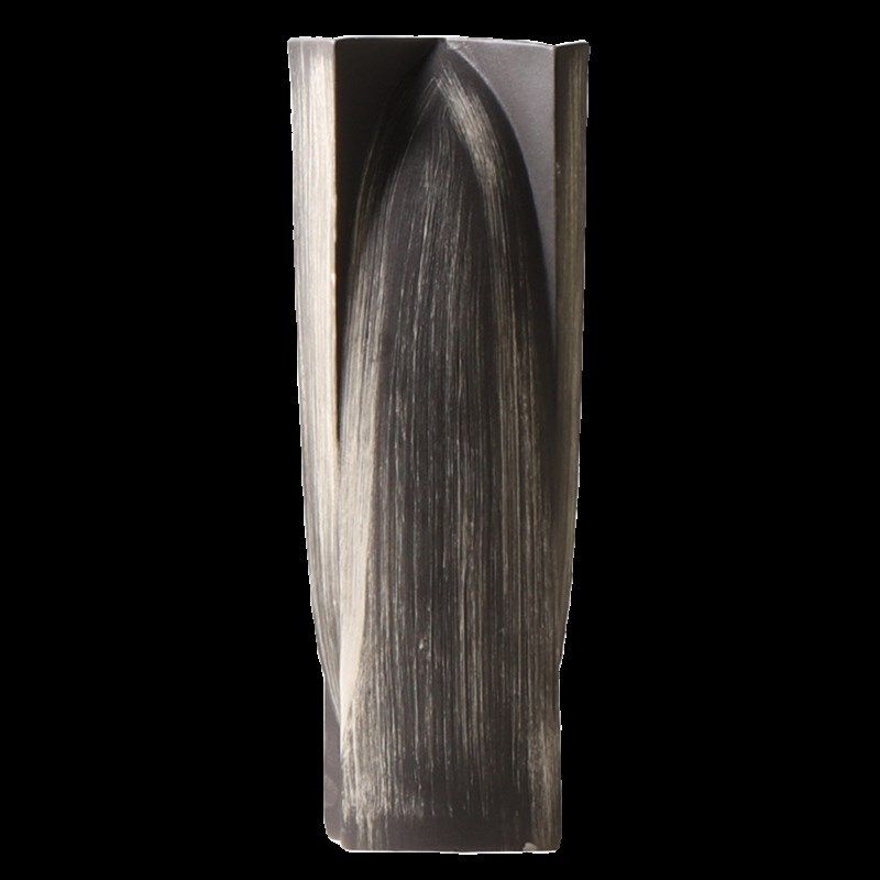 复古手工刮痕花瓶创意做旧插花花器家居博古架摆件U酒店民宿装饰