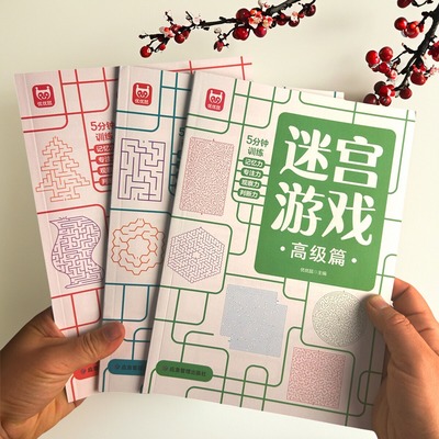 迷宫游戏闯关书儿童智力