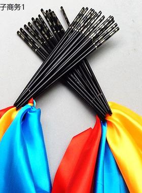 蒙古族舞蹈筷子黑色跳舞筷成人艺考筷子舞筷表演道具加长广场舞筷