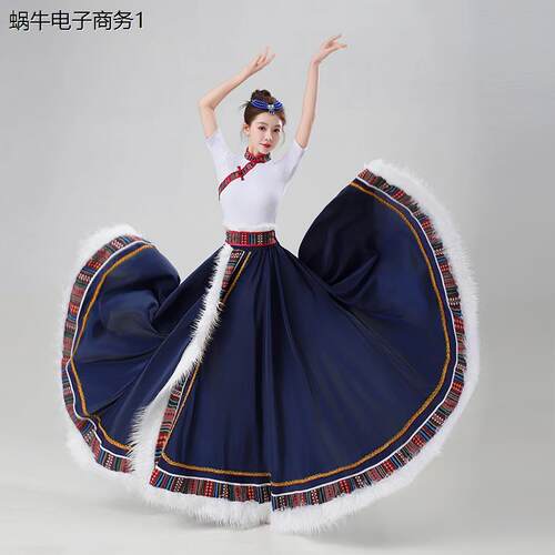 新款藏族舞蹈民族演出服