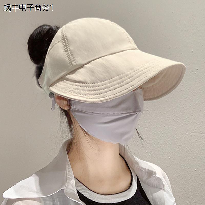 防晒帽女2024新款夏季薄