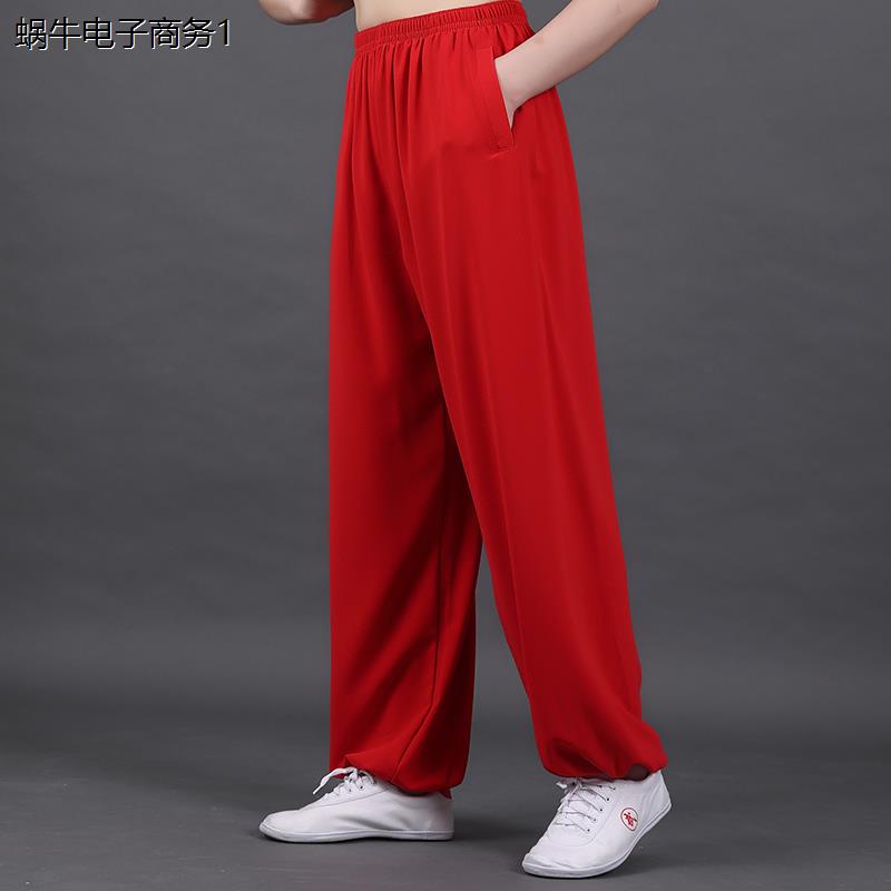高档太极服裤弹力珍珠棉