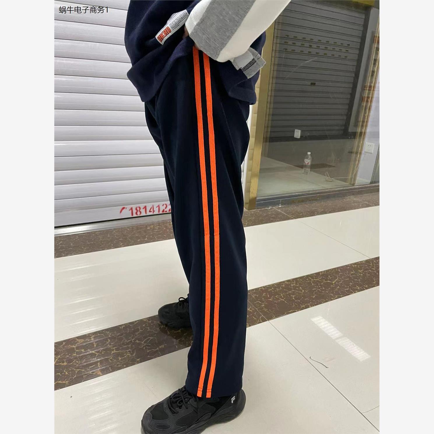 四季加肥加绒二道杠藏蓝
