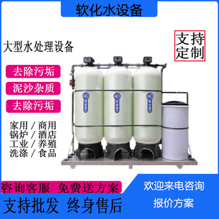 全自动工业软化水5吨t每小时h除垢 热销锅炉软水设备钠离子交换器