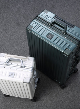 漫游 ROAMING 5511行李箱铝框拉杆箱万向轮旅行箱密码箱子男女