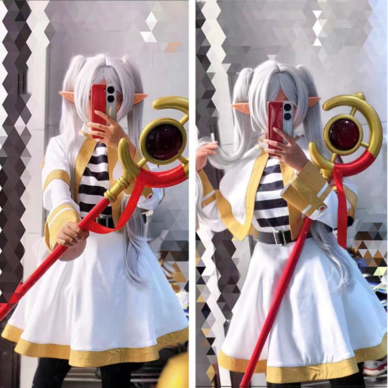 送的芙莉莲cos衣服全套辛美尔芙莉莲cosplay服装魔法师c服女款