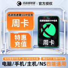 【自动充值】迅游加速器SVIP周月季年 流放之路吃鸡手游加速器