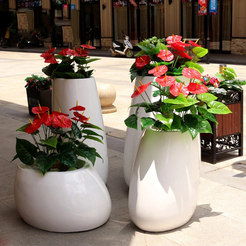 好阳光玻璃钢花盆组合商场美陈创意花器落地花瓶户外简约花钵摆件,模玩/动漫/周边/娃圈三坑/桌游,文化/体育周边,淘宝优惠券,粉丝福利购,淘宝优惠卷