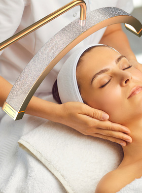 FOSOTO LED Moon Floor Light 美容院落地补光灯 触摸美甲打光灯