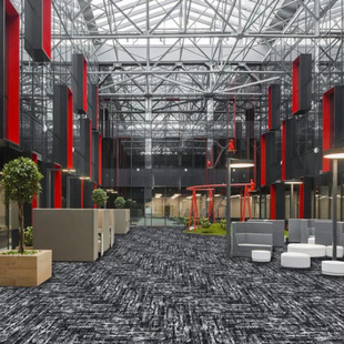 写字楼酒店宾馆地毯丙纶PVC底商用工程多色提花尼龙商务