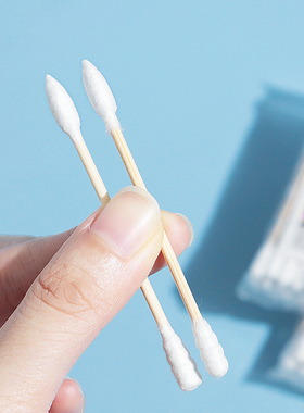 《棉签/日用/袋装AD1sq801-尖头螺旋头棉签挖耳朵化妆卸妆用棉棒