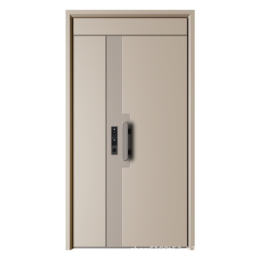 厂家直销入户防盗门甲级门轻奢简约别墅大门工程门防火门等精雕铝