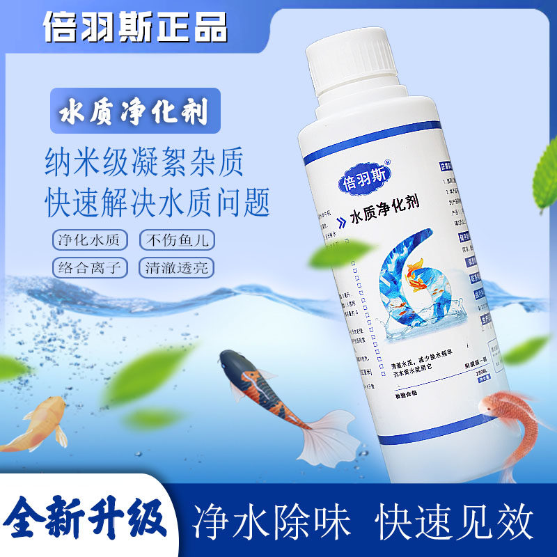 倍羽斯6号 观赏鱼缸水质净化剂水立清净水剂净化水质专用养鱼常备