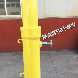 羽毛球网架大箱手拔 便携式移多用柱比球多架赛用柱动 8合一排球