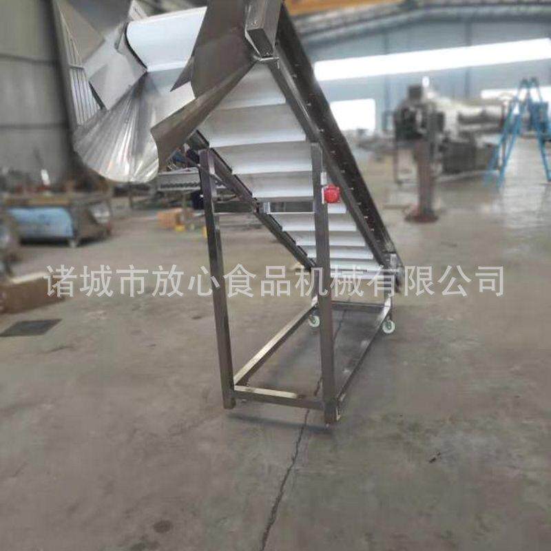 提升机厂家供应IYM皮带输送线 链板坡提式送设备 爬不锈钢升输机