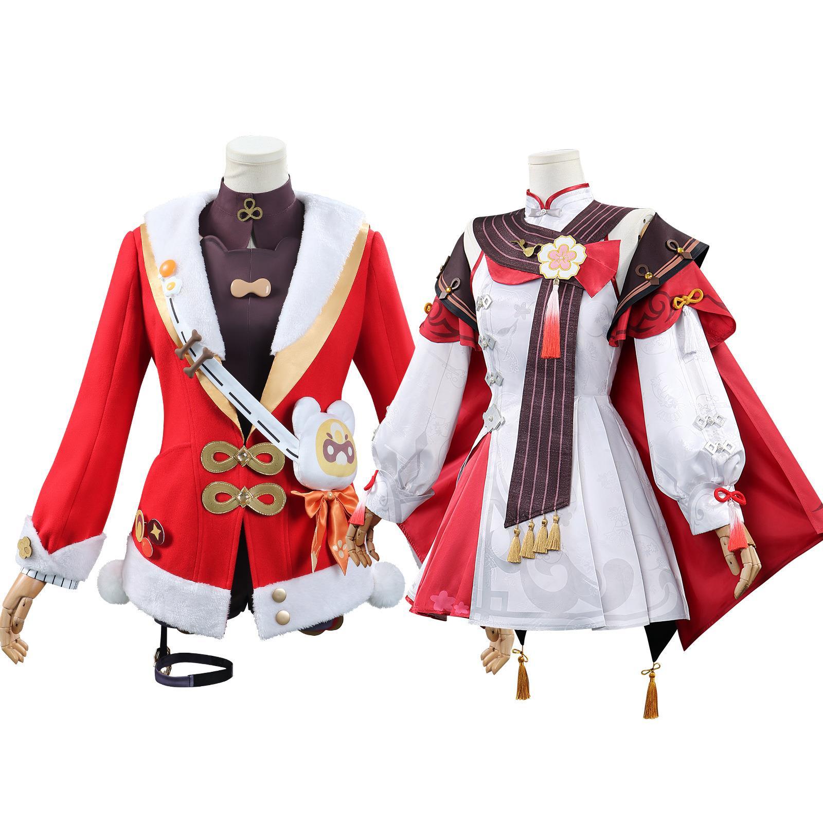 原神cos服海灯节胡桃宿雪桃红香菱岁夜欢哗cosplay服装二次元动漫