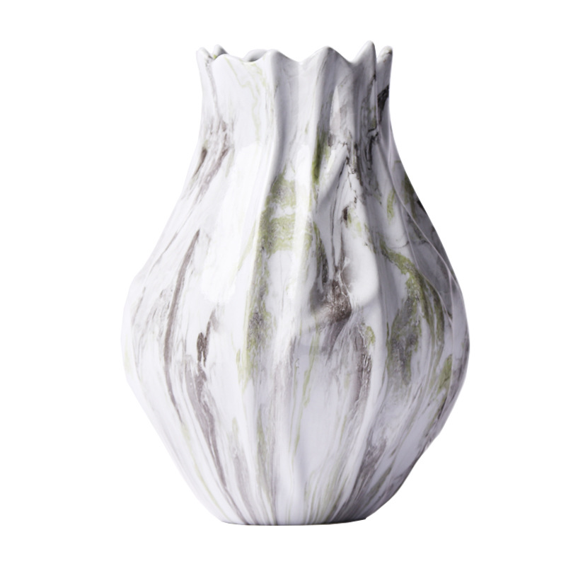 创意现代新中式宋氏美学陶瓷花瓶插花花器家居客厅书房样板房饰品