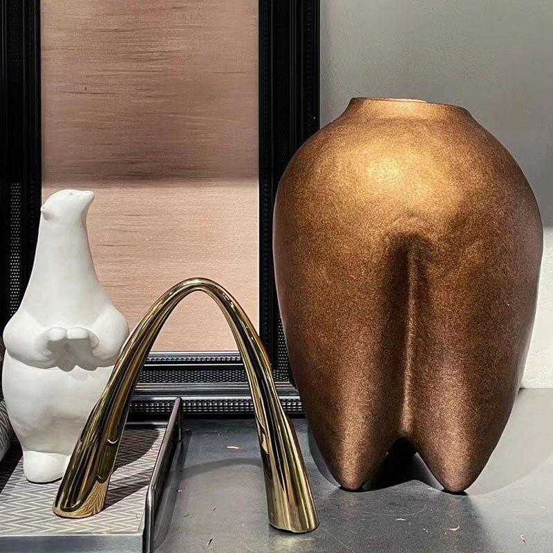 北欧轻奢树脂花瓶花器客厅高级感插花器鲜花装饰家居精致花器摆件,模玩/动漫/周边/娃圈三坑/桌游,文化/体育周边,淘宝优惠券,粉丝福利购,淘宝优惠卷