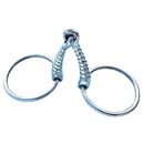 马术用品 O型马衔 不锈钢烈马马嚼子 马具螺旋型衔铁马口衔铁