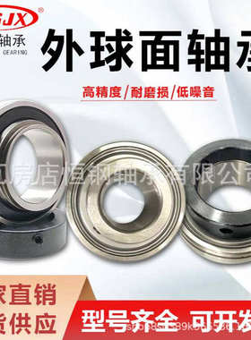 瓦房店轴承 SB317 318 319 320 322 324 326 328带顶丝外球面轴承