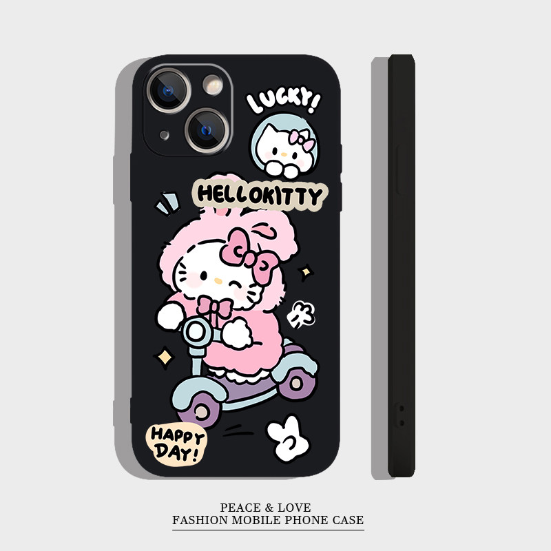 适用红米NOTE15PRO+苹果13骑车kt猫情侣17软iPhone16卡通12ProMax手机壳14PLUS可爱OPPOa5活力VIVOX300麦芒40,3C数码配件,手机保护套/壳,淘宝优惠券,粉丝福利购,淘宝优惠卷