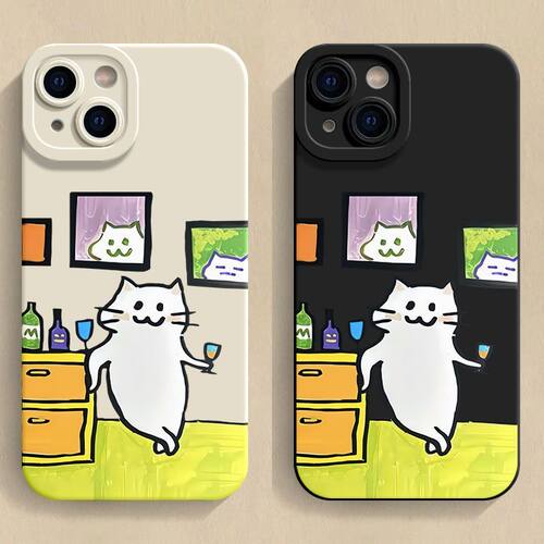 适用华为NOVA16可爱适用苹果17iPhone13瞳眼软14PLUS手机壳创意12ProMax创意猫咪卡通适用VIVOIQOO15适用y500
