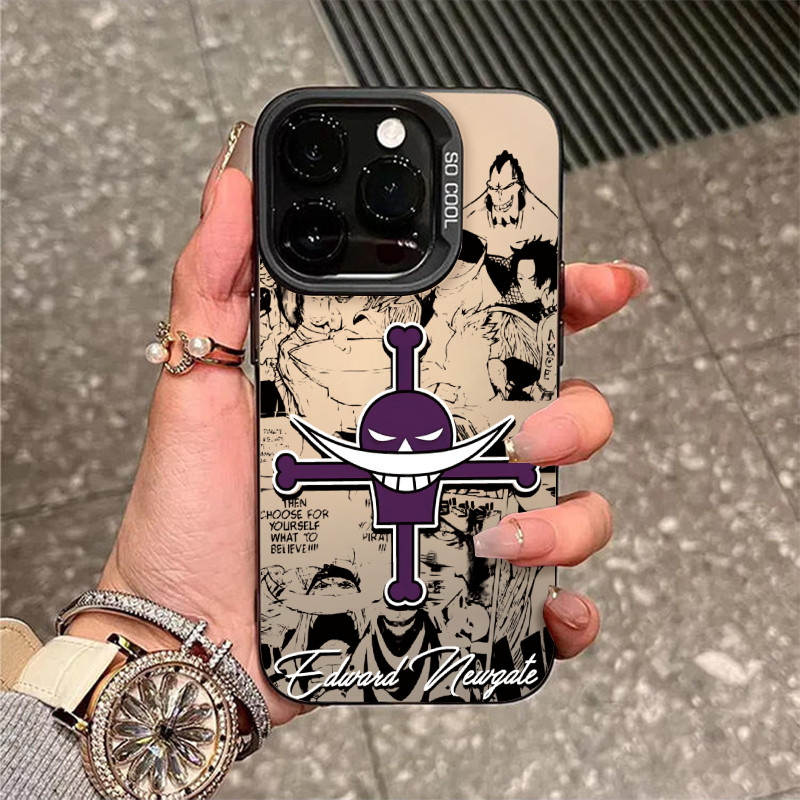 白胡子海贼王荣耀POWER2iPhone12苹果14创意动漫15彩银小米17硬OPPOK13TURBO适用16PLUS高级感14ProMax手机壳