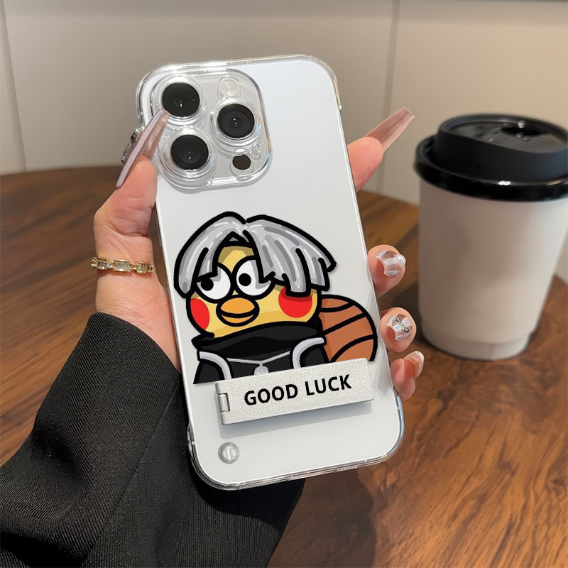 小米17ProMax篮球蔡徐坤iQOO15透明Findx9带支架鸡你太美iPhone16手机壳硬荣耀x70i无边框苹果13适用14pm超薄