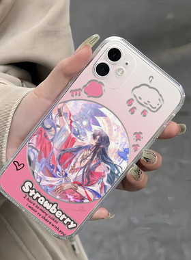 动漫OPPOK12苹果13软适用畅玩70plus透明iPhone16pm手机壳小众17ProMax天官赐福花城华为NOVA14红米NOTE15PRO