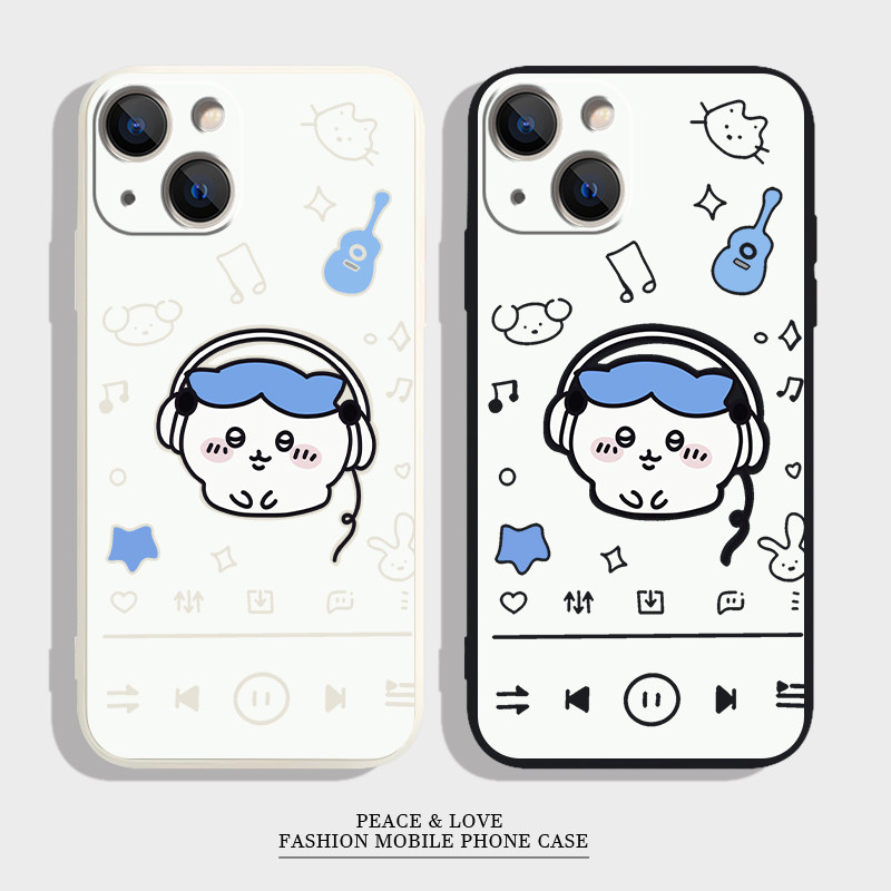 华为PURA8荣耀X70适用苹果14耳机小八一加13T软iPhone16可爱12ProMax手机壳14PLUS小米17ULTRA卡通红米TURBO4