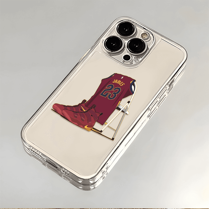 一加ACE6NBA詹姆斯23号VIVOIQOO15个性iPhone13苹果12创意VIVOS50透明14ProMax小众软小米17适用16PLUS手机壳