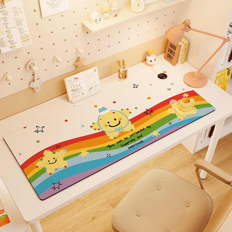 学生书桌垫加热办公室鼠标垫超大