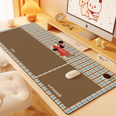 冬季卡通分区加热鼠标垫办公室垫