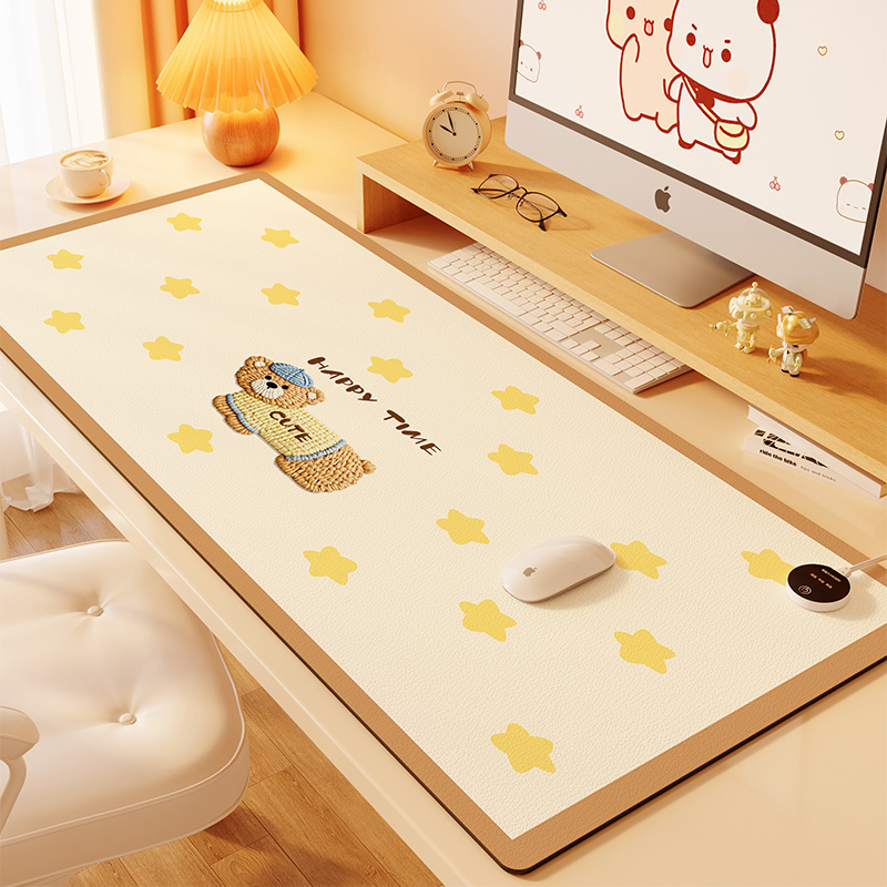 办公室电脑发热暖桌垫加热鼠标垫